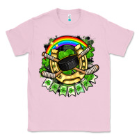 Bubblegum Pink St. Patrick's Day Hockey Classic Tee - FaDigitalArtStudio