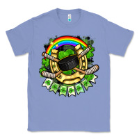 Colony Blue St. Patrick's Day Hockey Classic Tee - FaDigitalArtStudio