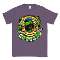 Lavender St. Patrick's Day Hockey Classic Tee - FaDigitalArtStudio