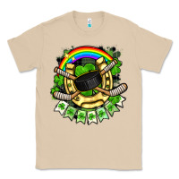 Mushroom St. Patrick's Day Hockey Classic Tee - FaDigitalArtStudio