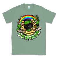 Sage St. Patrick's Day Hockey Classic Tee - FaDigitalArtStudio