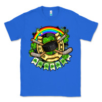 True Royal St. Patrick's Day Hockey Classic Tee - FaDigitalArtStudio