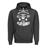 Charcoal Heather Escape Reality Zipper Hoodie - Bettercallsaul