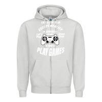 Dove Grey Escape Reality Zipper Hoodie - Bettercallsaul
