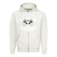 Oatmeal Heather Escape Reality Zipper Hoodie - Bettercallsaul