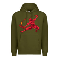 Army Green zuko Premium Hoodie - DesigneFamous