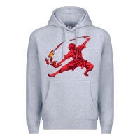 Heather Grey zuko Premium Hoodie - DesigneFamous