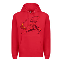 Red zuko Premium Hoodie - DesigneFamous