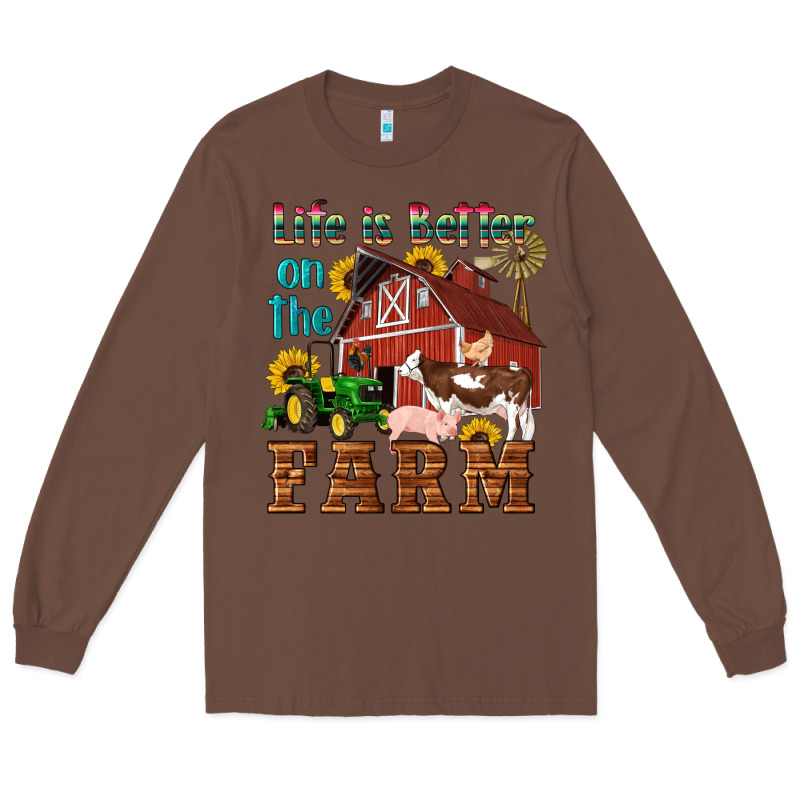 Western Life Is Better On The Farm Long Sleeve Tee by Artiststas | Teevron