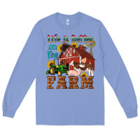 Colony Blue western life is better on the farm Long Sleeve Tee - Artiststas