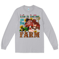Moon Dust western life is better on the farm Long Sleeve Tee - Artiststas