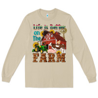 Mushroom western life is better on the farm Long Sleeve Tee - Artiststas