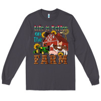 Smoke western life is better on the farm Long Sleeve Tee - Artiststas