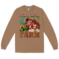Toasted Coconut western life is better on the farm Long Sleeve Tee - Artiststas