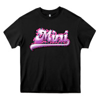 Black Mini Leopard Heavy Core Tee - RanaPortraitStore