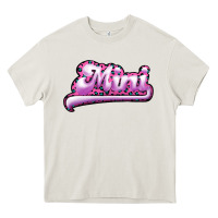 Cream Mini Leopard Heavy Core Tee - RanaPortraitStore