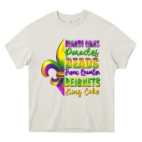 Cream mardi gras parades beads french quarter beignets Heavy Core Tee - FaDigitalArtStudio
