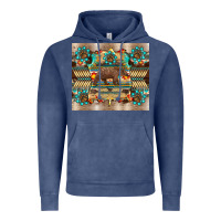 Vintage Denim bear native animal  pelt  tumbler Vintage Hoodie - BarkalooDesign
