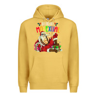 Antique Gold mens ho ho ho mosexual Premium Hoodie - DesigneFamous