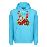 Ocean Blue mens ho ho ho mosexual Premium Hoodie - DesigneFamous