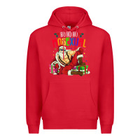Red mens ho ho ho mosexual Premium Hoodie - DesigneFamous