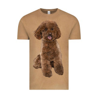Vintage Camel Poodles Dog lllustrations Vintage Tee - LillyAllenDesigns