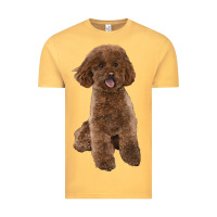 Vintage Mustard Poodles Dog lllustrations Vintage Tee - LillyAllenDesigns
