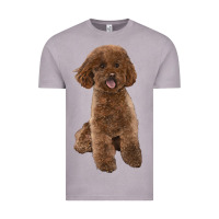 Vintage Zinc Poodles Dog lllustrations Vintage Tee - LillyAllenDesigns