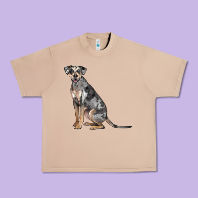 Catahoula Leopard Dog Urban Heavy Tee Designed By Lillyallendesigns