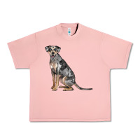 Salmon catahoula leopard dog Urban Heavy Tee - LillyAllenDesigns