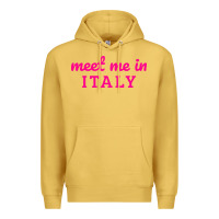 Antique Gold meet me in italy Premium Hoodie - DesigneFamous
