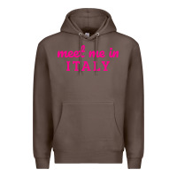 Coffee meet me in italy Premium Hoodie - DesigneFamous