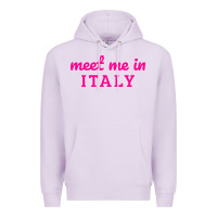 Lilac meet me in italy Premium Hoodie - DesigneFamous