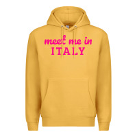 Mustard meet me in italy Premium Hoodie - DesigneFamous