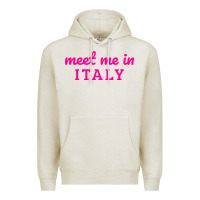 Oatmeal Heather meet me in italy Premium Hoodie - DesigneFamous