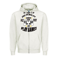 Oatmeal Heather Escape Reality Zipper Hoodie - Bettercallsaul