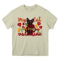 Mossy my cat is my valentine valentine's day Heavy Core Tee - FaDigitalArtStudio