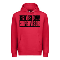 Cardinal shitshow supervisor Premium Hoodie - DesigneFamous