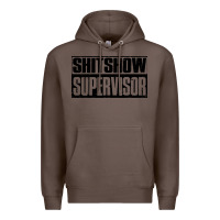 Coffee shitshow supervisor Premium Hoodie - DesigneFamous