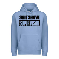 Colony Blue shitshow supervisor Premium Hoodie - DesigneFamous