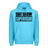 Ocean Blue shitshow supervisor Premium Hoodie - DesigneFamous