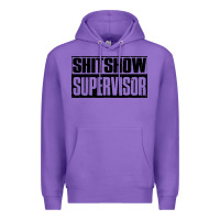 Purple shitshow supervisor Premium Hoodie - DesigneFamous