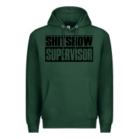 Sports Green shitshow supervisor Premium Hoodie - DesigneFamous