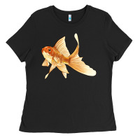 Black Goldfish Ladies Tee - LillyAllenDesigns