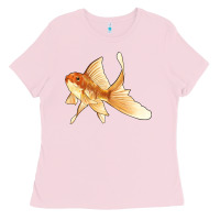 Bubblegum Pink Goldfish Ladies Tee - LillyAllenDesigns