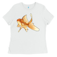White Goldfish Ladies Tee - LillyAllenDesigns