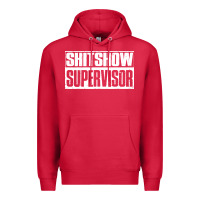 Cardinal shitshow supervisor Premium Hoodie - DesigneFamous