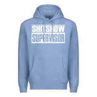 Colony Blue shitshow supervisor Premium Hoodie - DesigneFamous