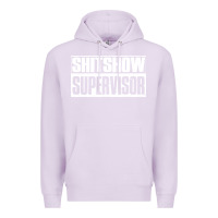 Lilac shitshow supervisor Premium Hoodie - DesigneFamous