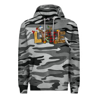 Slate Camo christmas reindeer love Premium Hoodie - RanaPortraitStore